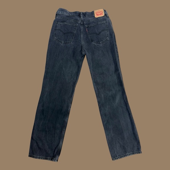 Black Levi’s Low Pro Straight Jeans - Picture 14 of 16